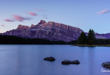 Two Jack Lake At Sunrise